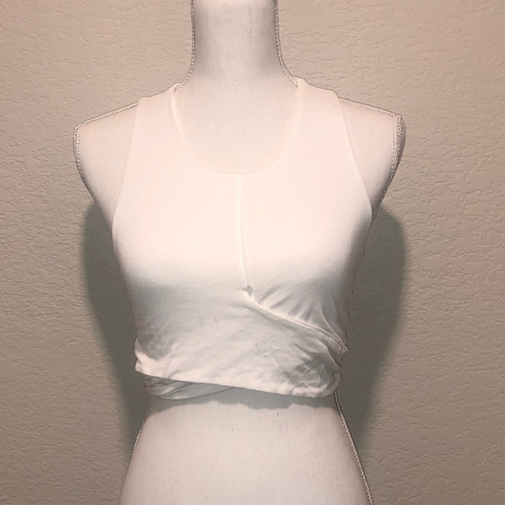 Charlotte Russe White Crop Top